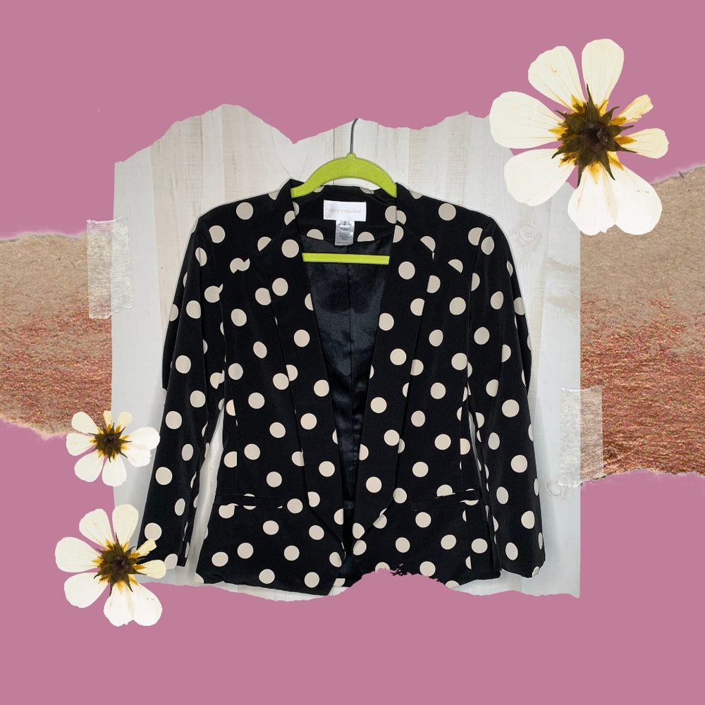 Corey Lynn Calter Polka Dot Blazer